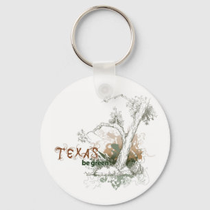 Chaveiro verde da árvore de Texas