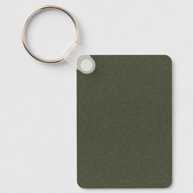 Chaveiro Verde de Moss Textuturado para uso person (Frente)