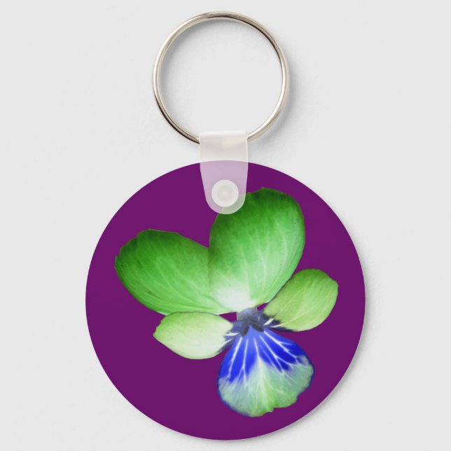 Chaveiro verde e azul (Frente)