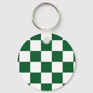 Chaveiro Verde e branco verificados