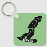 Verde Freeride Snowboarder Snowboard Stencil