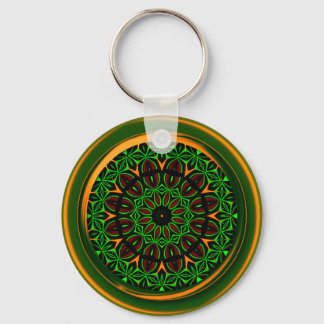 Chaveiro Verde Laranja