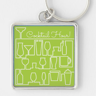Chaveiro Verde limão coquetel
