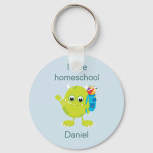 Chaveiro Verde limão Monster Homeschool