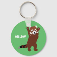 Verde Personalizado Panda Vermelho Permanente
