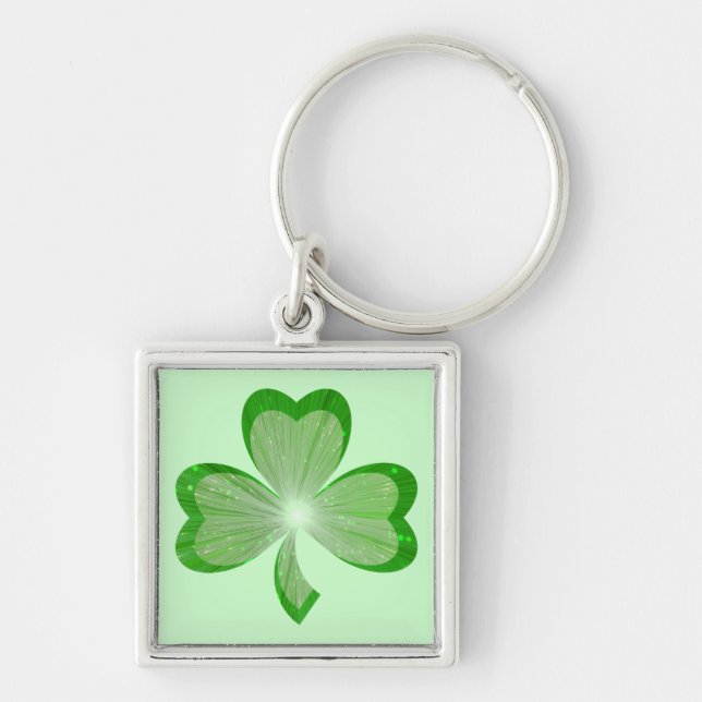 Chaveiro verde Shamrock (Frente)