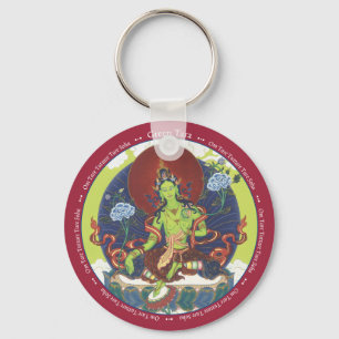 CHAVEIRO Verde Tara - com mantra