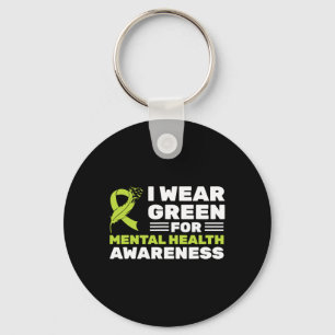 Chaveiro Verde visto Para Sensibilização Para A Saúde Menta