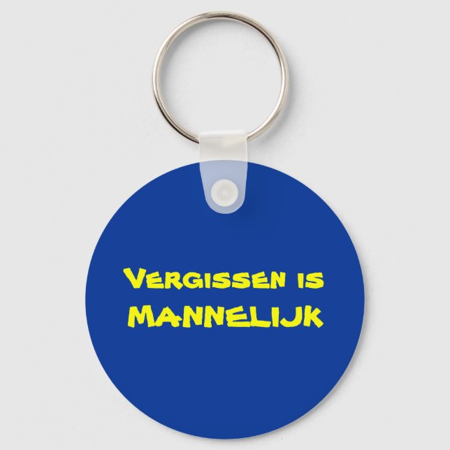 Chaveiro Vergissen é mannelijk (Frente)