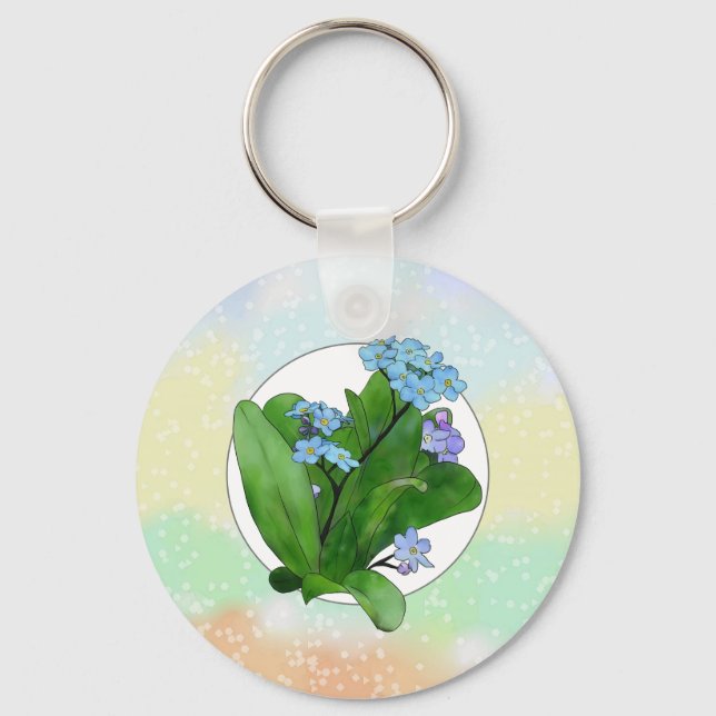 Chaveiro Vergissmeinicht Schlüsselanhänger (Frente)