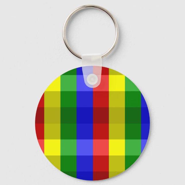 Chaveiro Verificações de Cores Primárias (Frente)