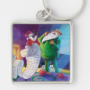 Chaveiro Verifique duas vezes Papais noeis