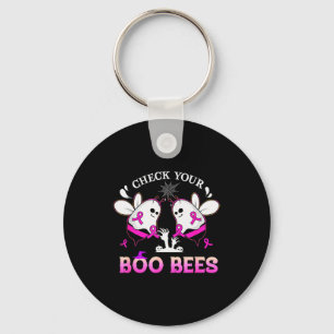 Chaveiro Verifique Suas Abelhas Boo Engraçadas de Halloween