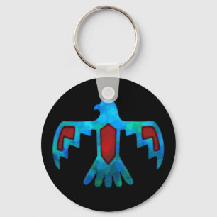 Chaveiro vermelho & azul de Thunderbird