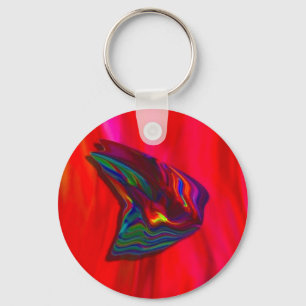 Chaveiro vermelho da borboleta