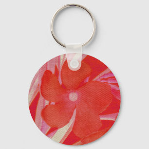 Chaveiro vermelho da flor