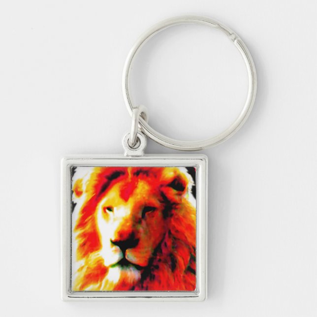 Chaveiro Vermelho Leão (Frente)