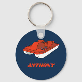 Chaveiro Vermelho Pedal, Azul Branco Personalizado