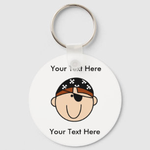 Chaveiro Vermelho Pirata Personalizado