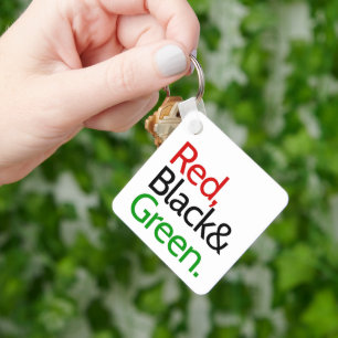 Chaveiro Vermelho, Preto e Verde-Americano Africano
