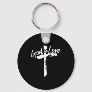 Chaveiro Versículo da Bíblia João 4_8 Deus É Amor Fé Cristã