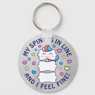 Chaveiro Verticorn™ Minha Coluna Está Na Linha Da Quirop