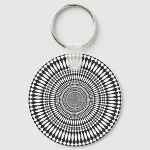 Chaveiro Vertigem: Design abstrato: