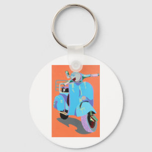 Chaveiro Vespa Azul