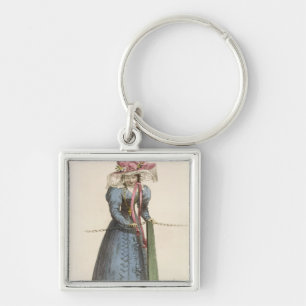 Chaveiro Vestido do passeio, placa de forma de Ackermann