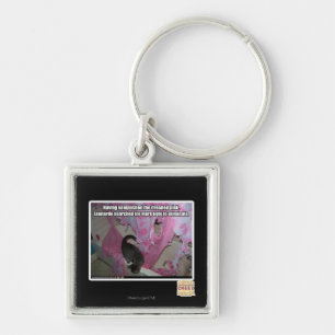 Chaveiro Vestido o pavoroso rosa