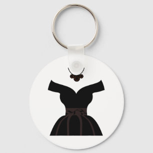 Chaveiro Vestidos de Noiva Chuvas de Presentes Gráfico Fofo