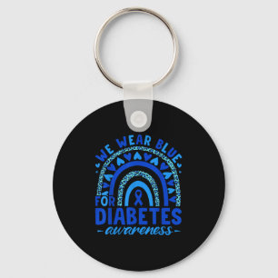 Chaveiro Vestimos Azul Para Sensibilizar A Diabetes Blue He