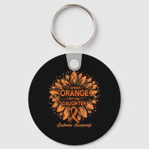 Chaveiro Vestir Laranja Para Minha Filha - Leucemia De Gira