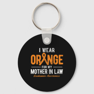 Chaveiro Vestir Laranja Para Minha Mãe Na Leucemia Cancer D