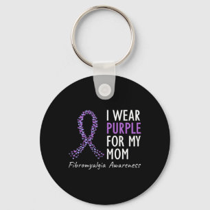 Chaveiro Vestir Roxo Para Minha Mãe Fibromialgia, Fíria De