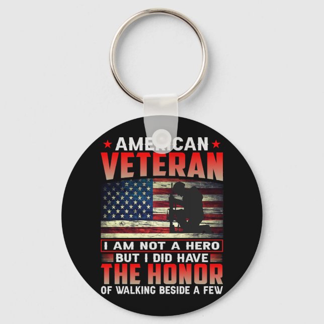 Chaveiro Veterano Americano A Honra 38 (Frente)