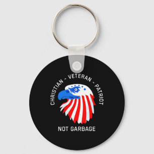 Chaveiro Veterano Cristão Veterano Patriota Sem Lixo