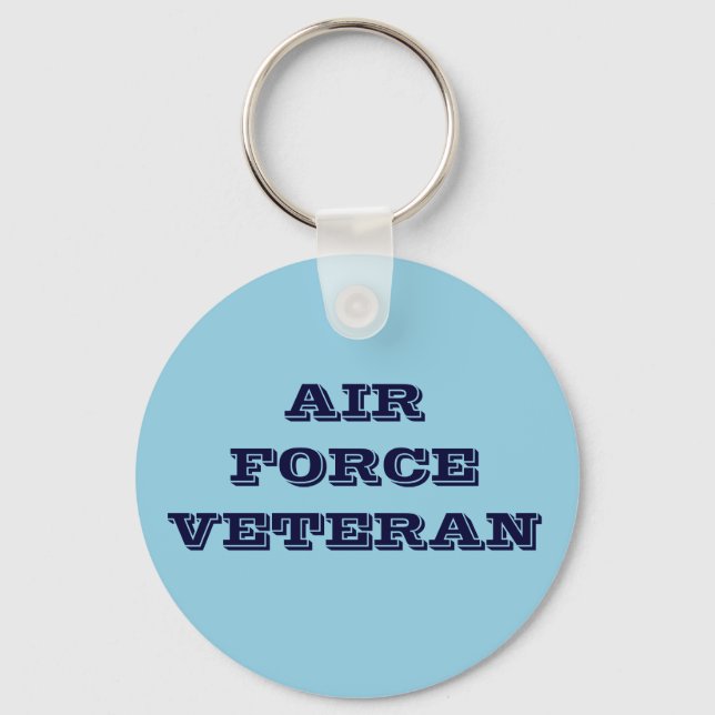 Chaveiro Veterano da Força Aérea da Cadeia-Chave (Frente)