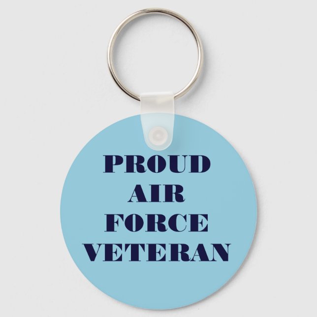 Chaveiro Veterano da Força Aérea Orgânica da Cadeia-Chave (Frente)