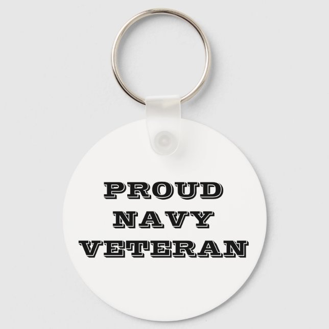 Chaveiro Veterano do Marinho Orgânico da Cadeia-Chave (Frente)