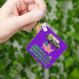 Chaveiro Veteranos imparáveis roxo