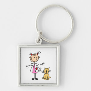 Chaveiro Veterinário Boneco de Palito