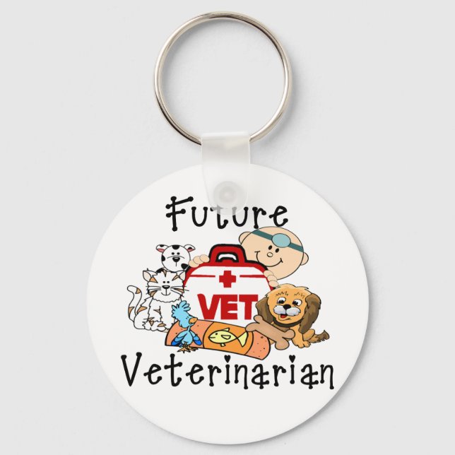 Chaveiro Veterinário Futuro (Frente)