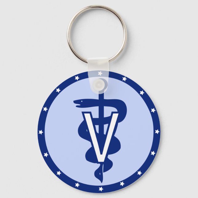 Chaveiro veterinary logo 2 (Frente)