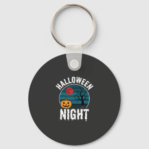 Chaveiro Vetor de árvore de abóbora da noite de Halloween