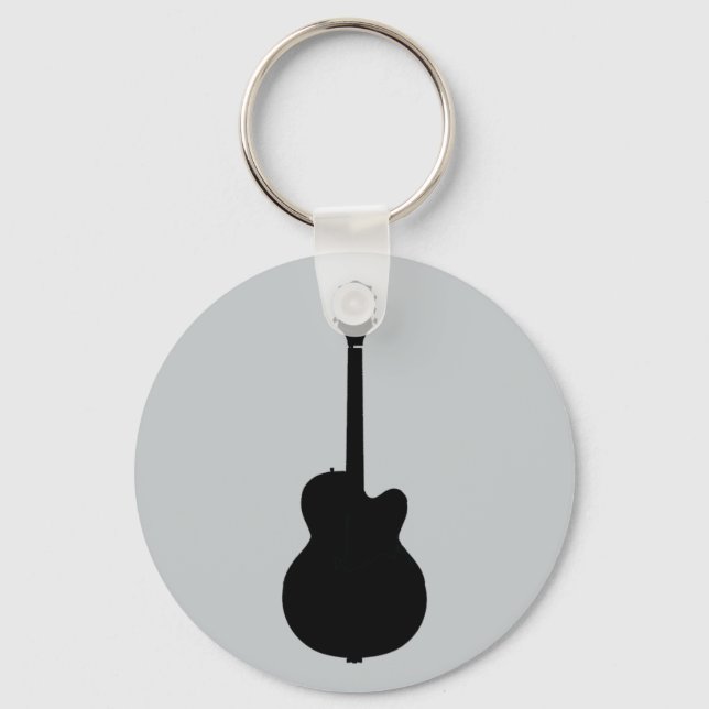 Chaveiro vetor de guitarra (Frente)