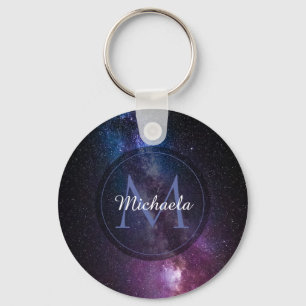 Chaveiro Via Látea, cores brilhantes, monograma personalizá