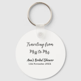 Chaveiro Viagem chá de lingerie adicionar nome data senhori