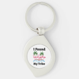 Chaveiro Viagem das Garotas da Tribo do Flamingo em Busca d