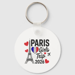 Chaveiro Viagem das Garotas Sassy Paris 2026 Férias Reunião